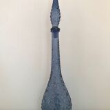 Carafe empoli purple mauve small bubbles hobnail