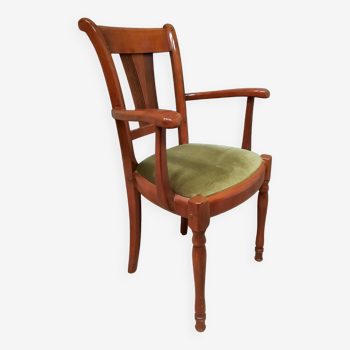 Fauteuil moderne en bois verni