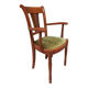 Modern armchair in varnished wood