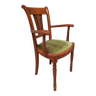 Modern armchair in varnished wood