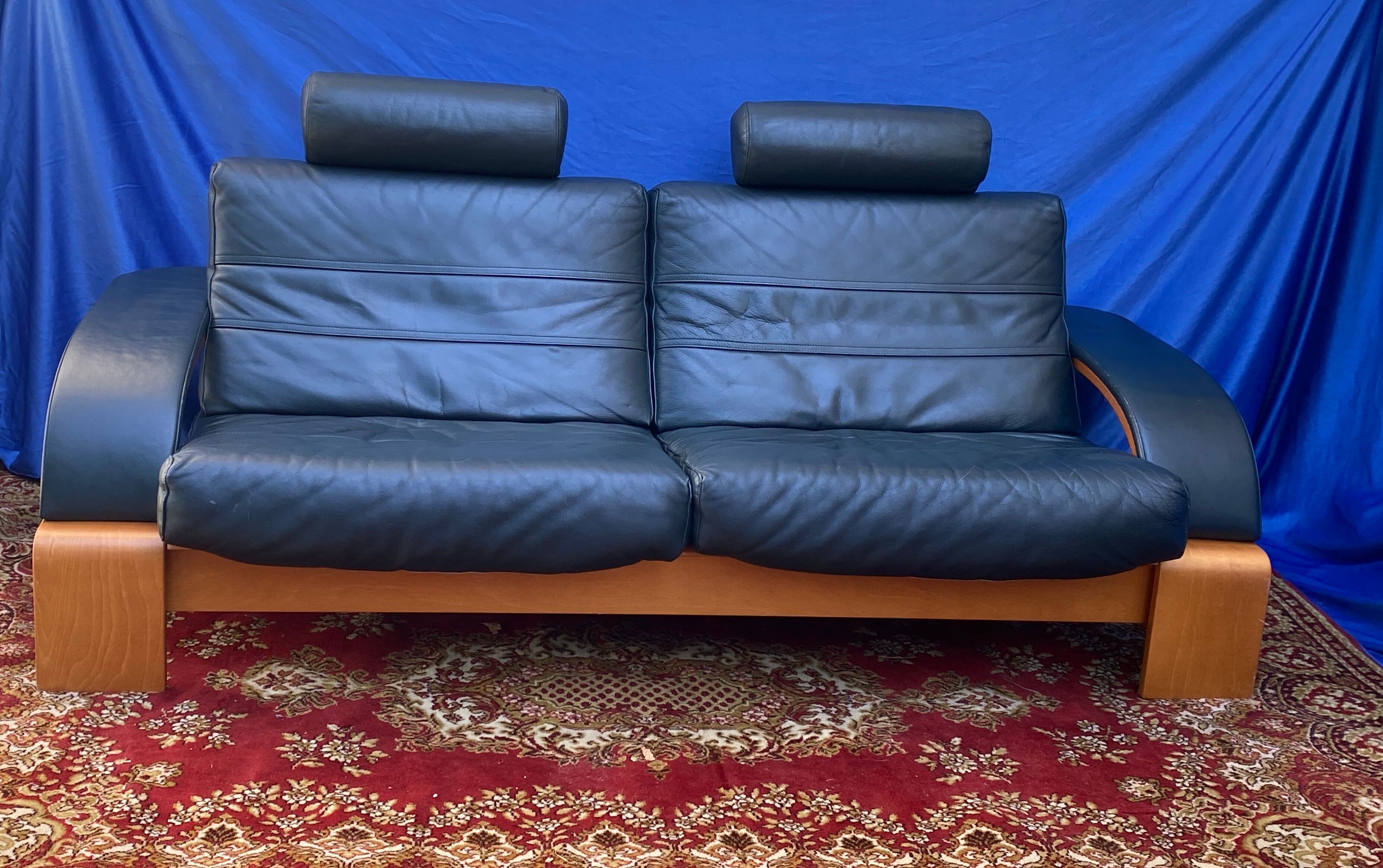 Nelo sweden bobois rock leather sofa
