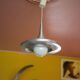 Space Age aluminum suspension, saucer suspension, vintage ceiling lamp, ceiling lamp