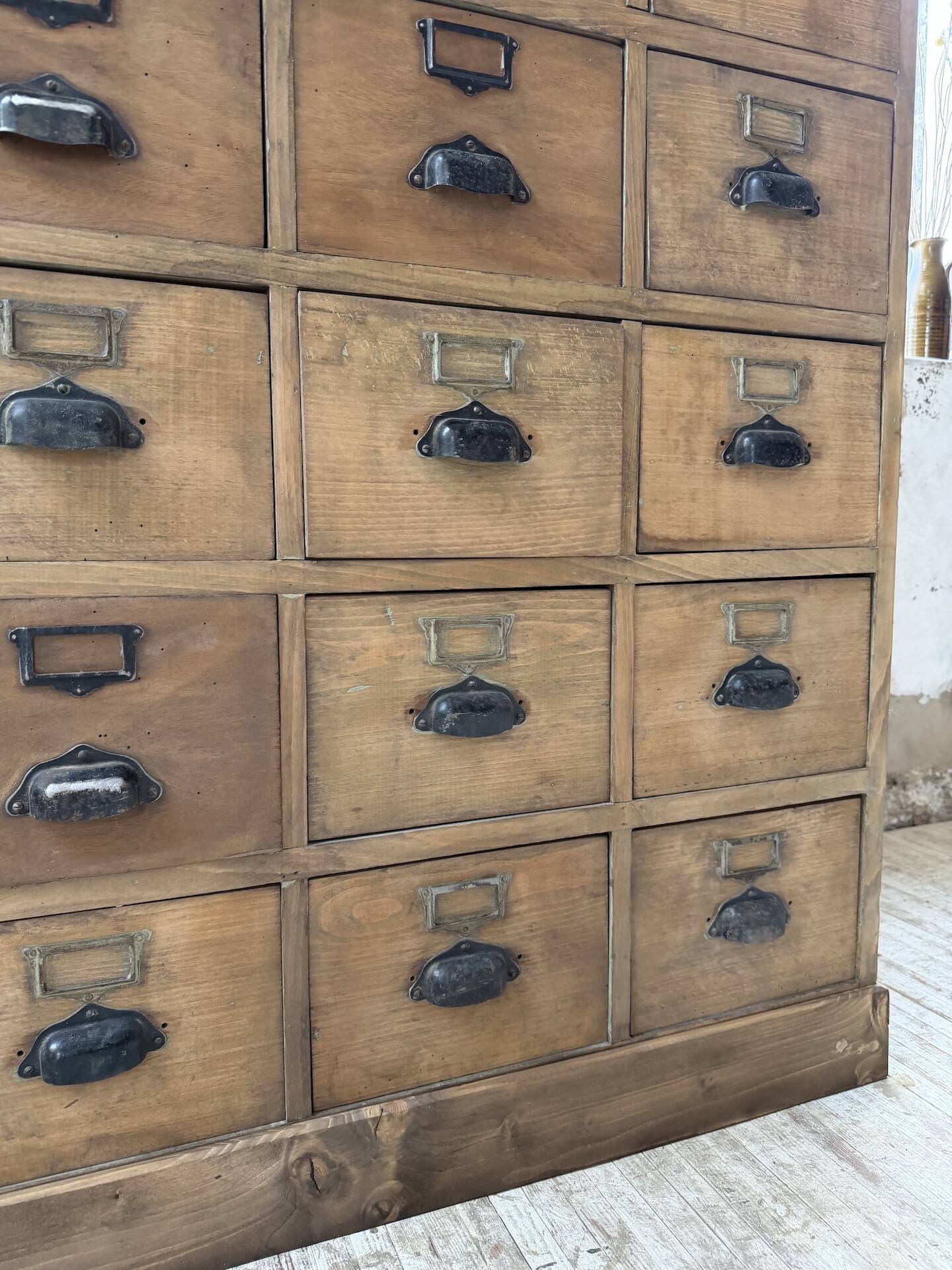 1950s pine workbench XL 160cm