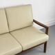 3-Seater Senator Sofa in Leather and Teak by Ole Wanscher for Cado, 1977