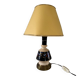 Art Deco table lamp in glazed and gilded porcelain, 20th century