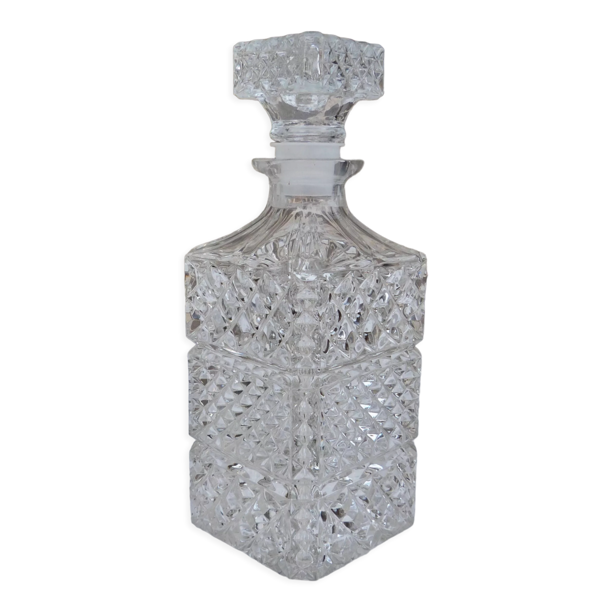 Glass whisky decanter