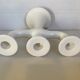 Candelabra candle holder delft wit