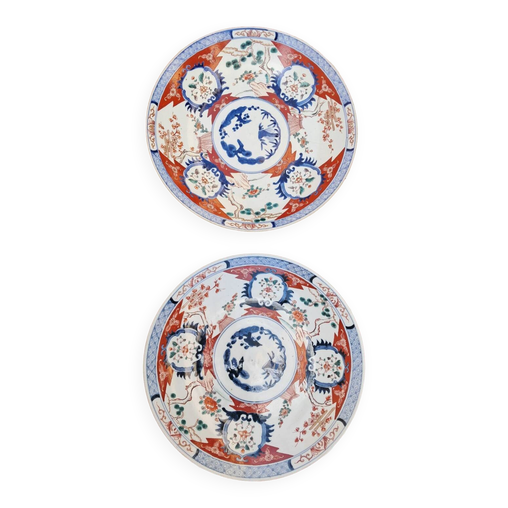 Pair of Imari dishes