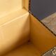 Antique 20thC French Hat Trunk In Chevron Canvas By Goyard, Paris c.1920