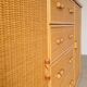 Buffet en rotin vintage