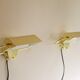 Paire d'appliques scandinave en laiton 1970