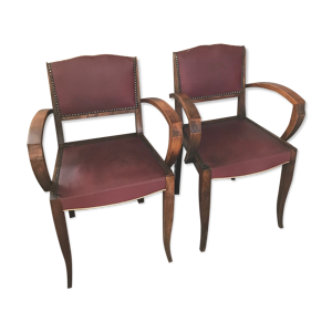 Paire de fauteuils bridges