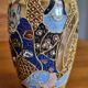 Set of 2 Japanese Satsuma ceramic vases