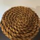 Raffia bar stool braided 1960