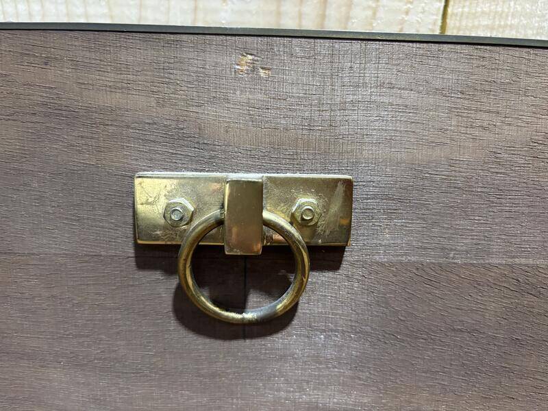 Miroir empire laiton