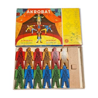 Ancien jeu d'adresse akrobat vintage