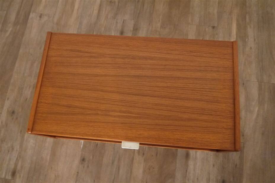 Vintage Scandinavian teak bedside table 1960