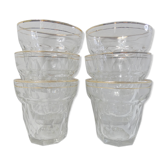 6 bistro glasses