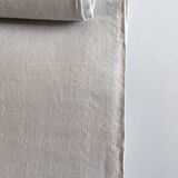 19th Raw linen tablecloth length 290 cm