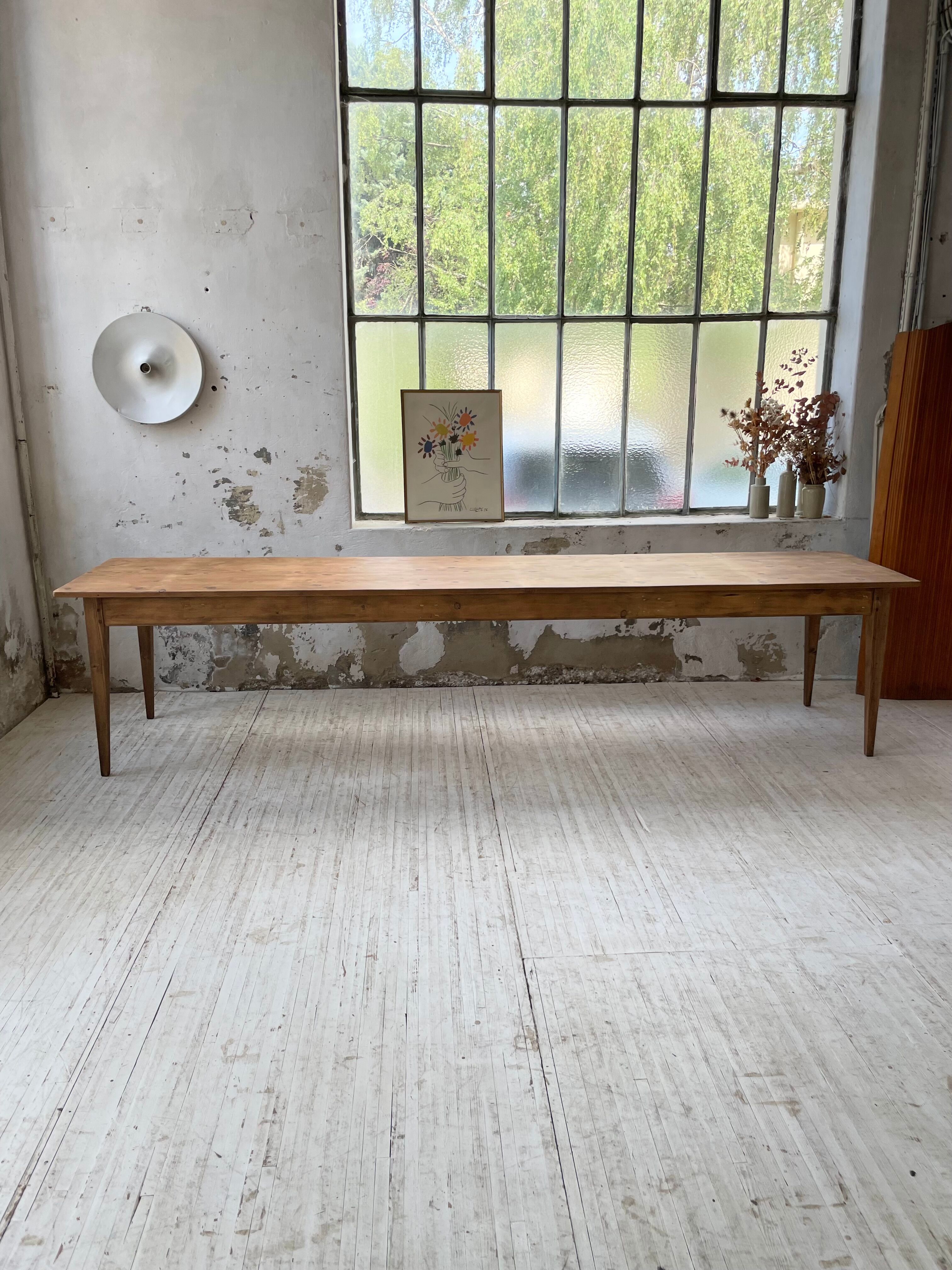 Xxl pine farmhouse table 338cm