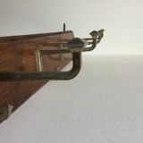Coat rack 4 hooks art deco