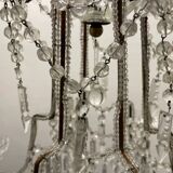 Vintage Crystal Beaded Chandelier