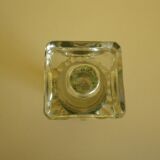 Antique Desk Candlestick from Vallérystal Crystal Factory, 1890s