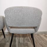 Mid-century restored pair of armchairs