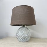Mid-century design Holmegaard Swirl lamp , 1970s Denmark