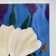 Tableau, huile sur toile fleurs
