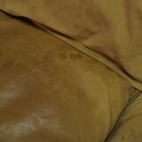 Canapé d’angle cuir 60 70 vintage