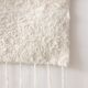 Thick hand-woven rug - 65 x 120 cm