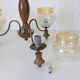 Vintage Pendant Light / Copper Rustic Hanging Lamp / Colonial Chandelier