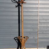 Baumann parrot coat rack dark beech umbrella stand