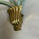 Set of 4 antique metal wall lights / 1950s
