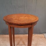 Oval side table