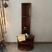 Vintage wooden corner cabinet