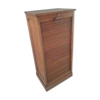 Former oak curtain binder circa 1920 with key