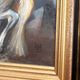 Oil Painting Canvas Orientalist Horseman Falcon Arab Hunting