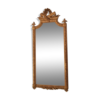 Miroir trumeau style Louis XVI - 115x65cm