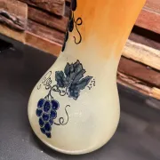 Enamelled vase Legras