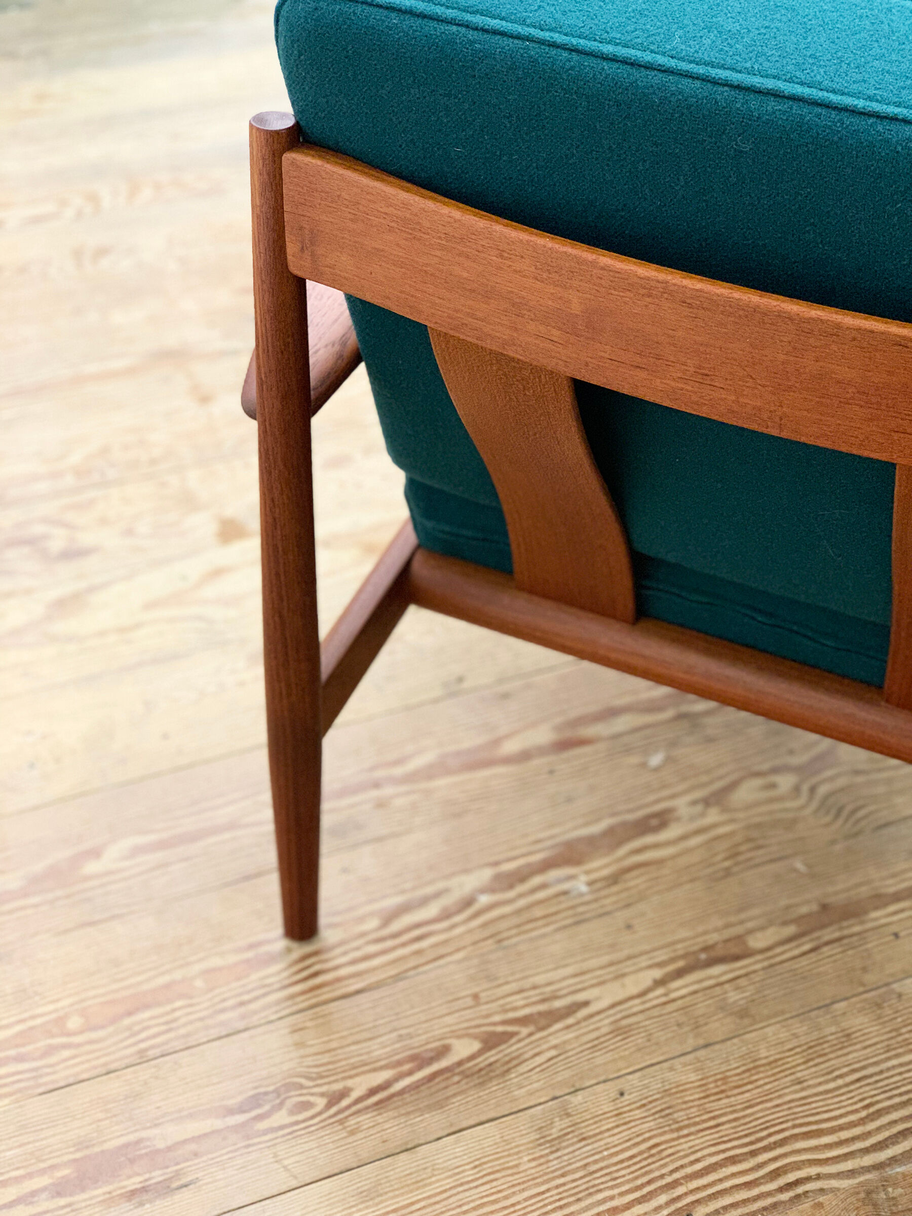 Mid Century Modern Teak armchair or easy chair by Grete Jalk for France & Son, Danish Design, 1950er