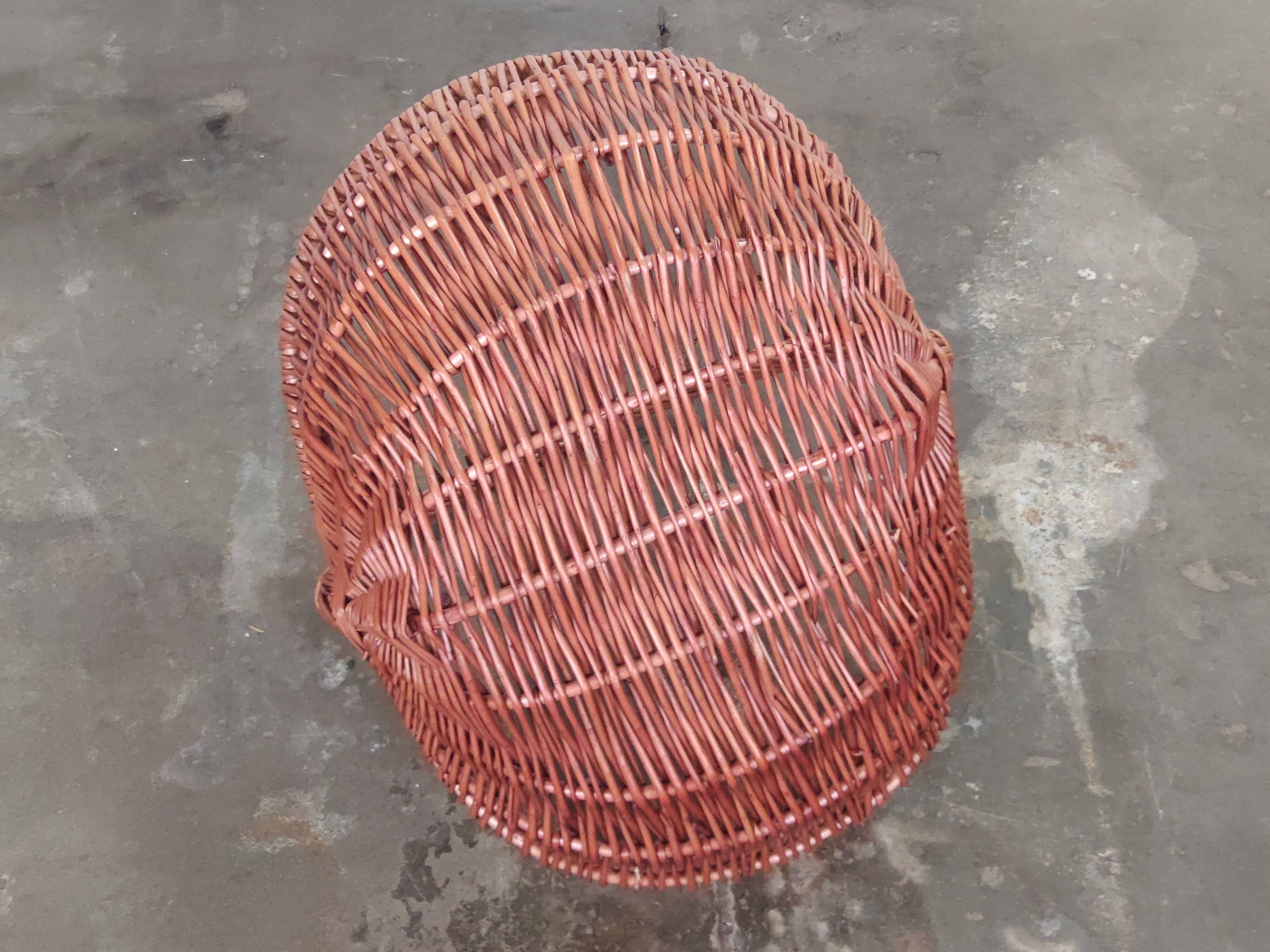 Vintage wicker basket