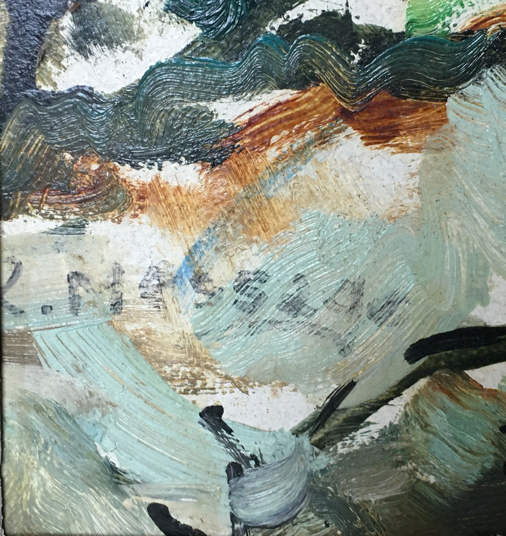Painting Marine Rough seaside