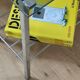Side table / end table for storing vintage vinyl records – 1970s