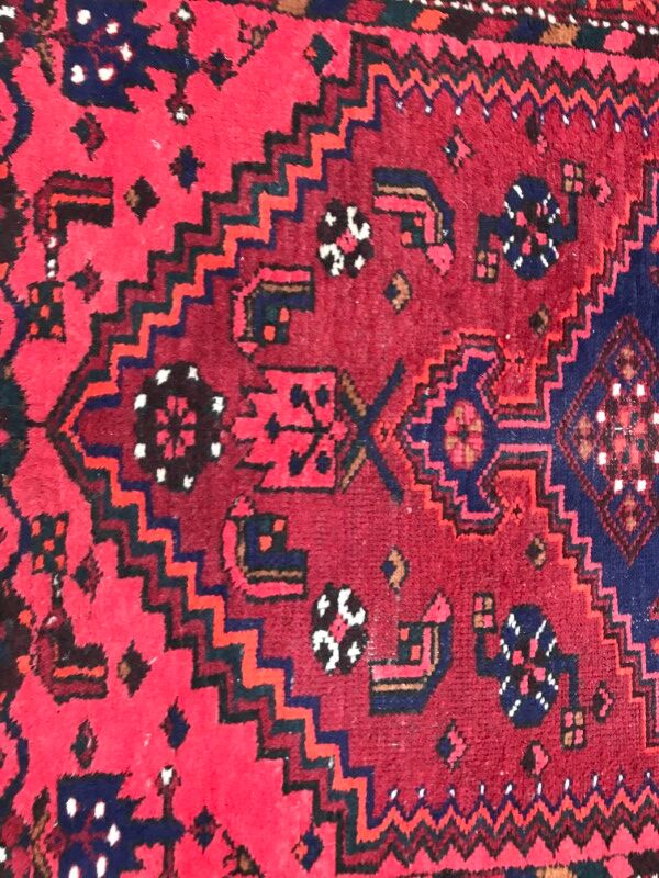 Carpet vintage Persian Hamadan done hand 110 X 210 CM