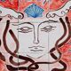 Medusa - Mosaic painting 40cm x 40cm