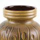 West German Fat Lava ceramic vase, glazed relief surface, 1970s