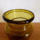 Vintage Biot glass vase