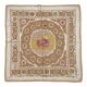 Nappe brodée à la main vintage 123x125 cm